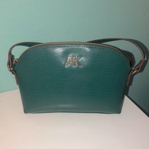 Green/blue Anne Klein crossbody messenger shoulder bag
